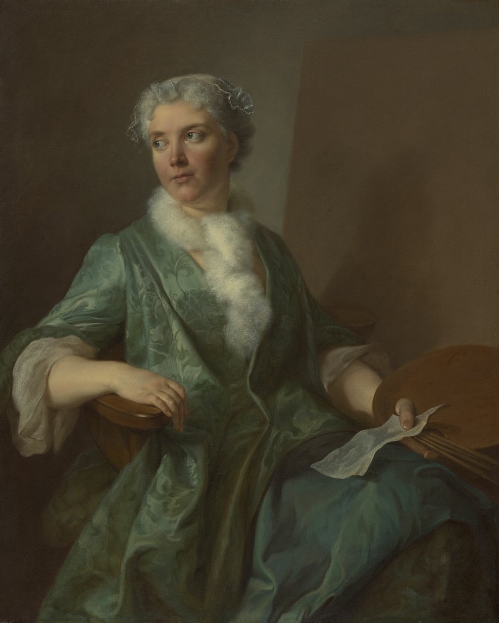 Retrato de um artista de French School
