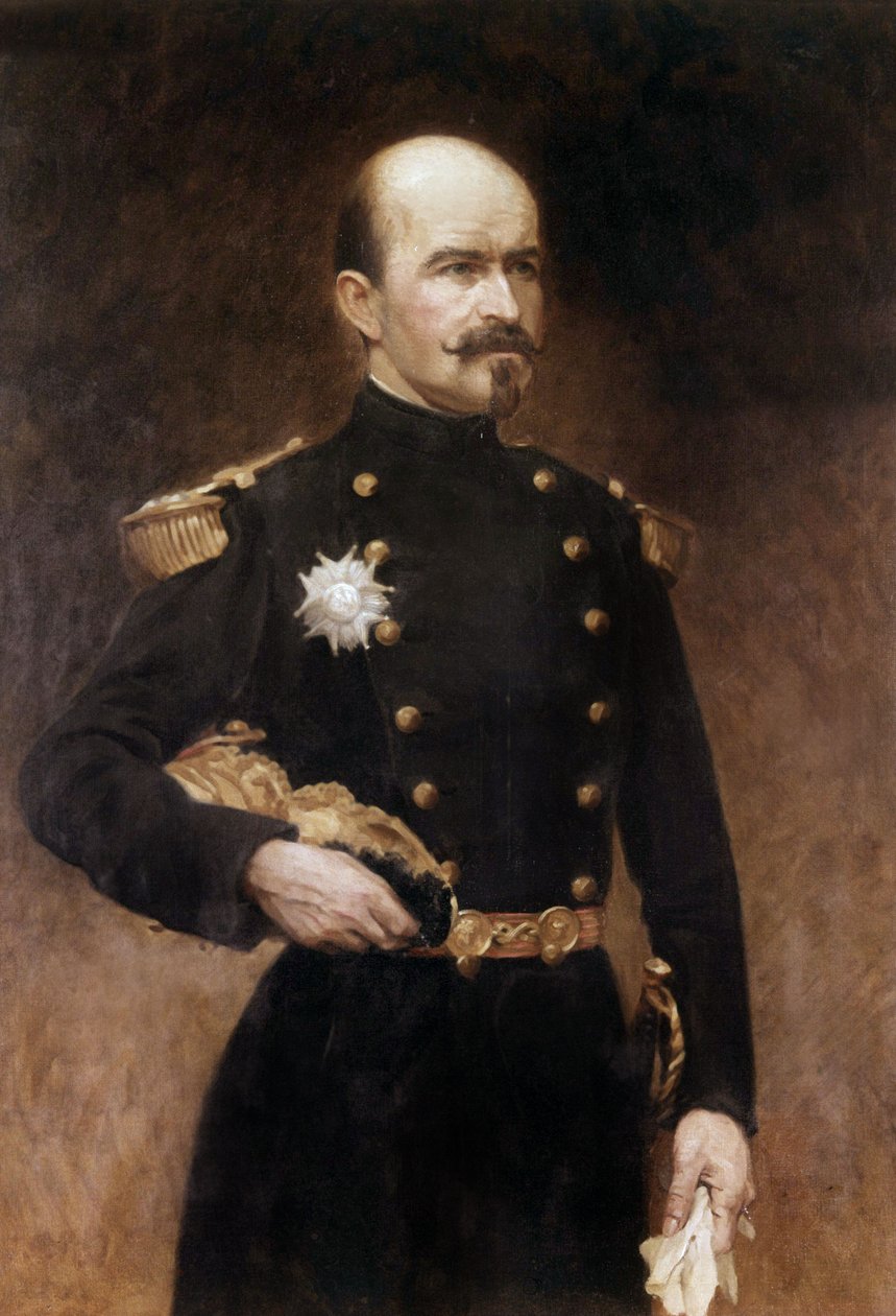 Retrato do general Louis Jules Trochu de French School