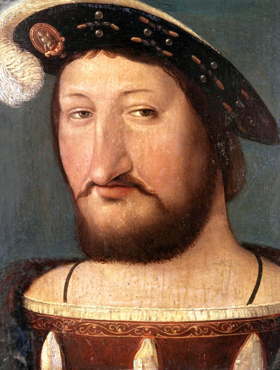 Retrato do rei François I de French School