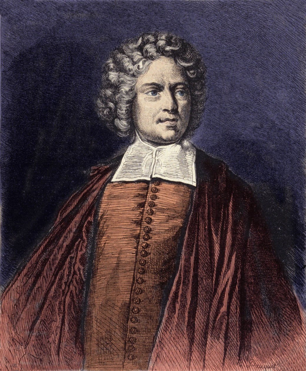 Retrato da Abadia de Saint-Pierre (Charles-Irenee Castel de Saint Pierre de French School