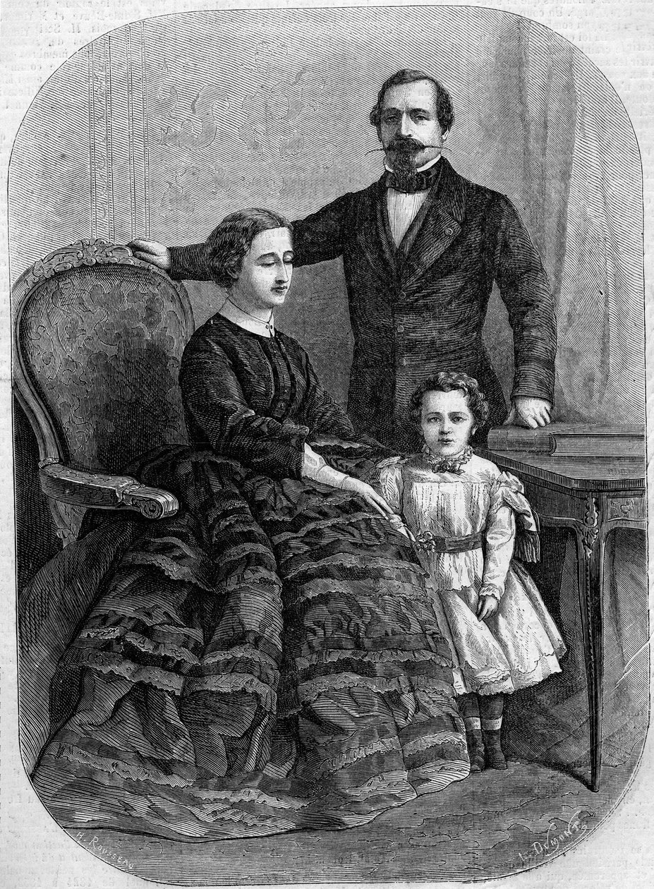 Retrato da Família Imperial da França de French School