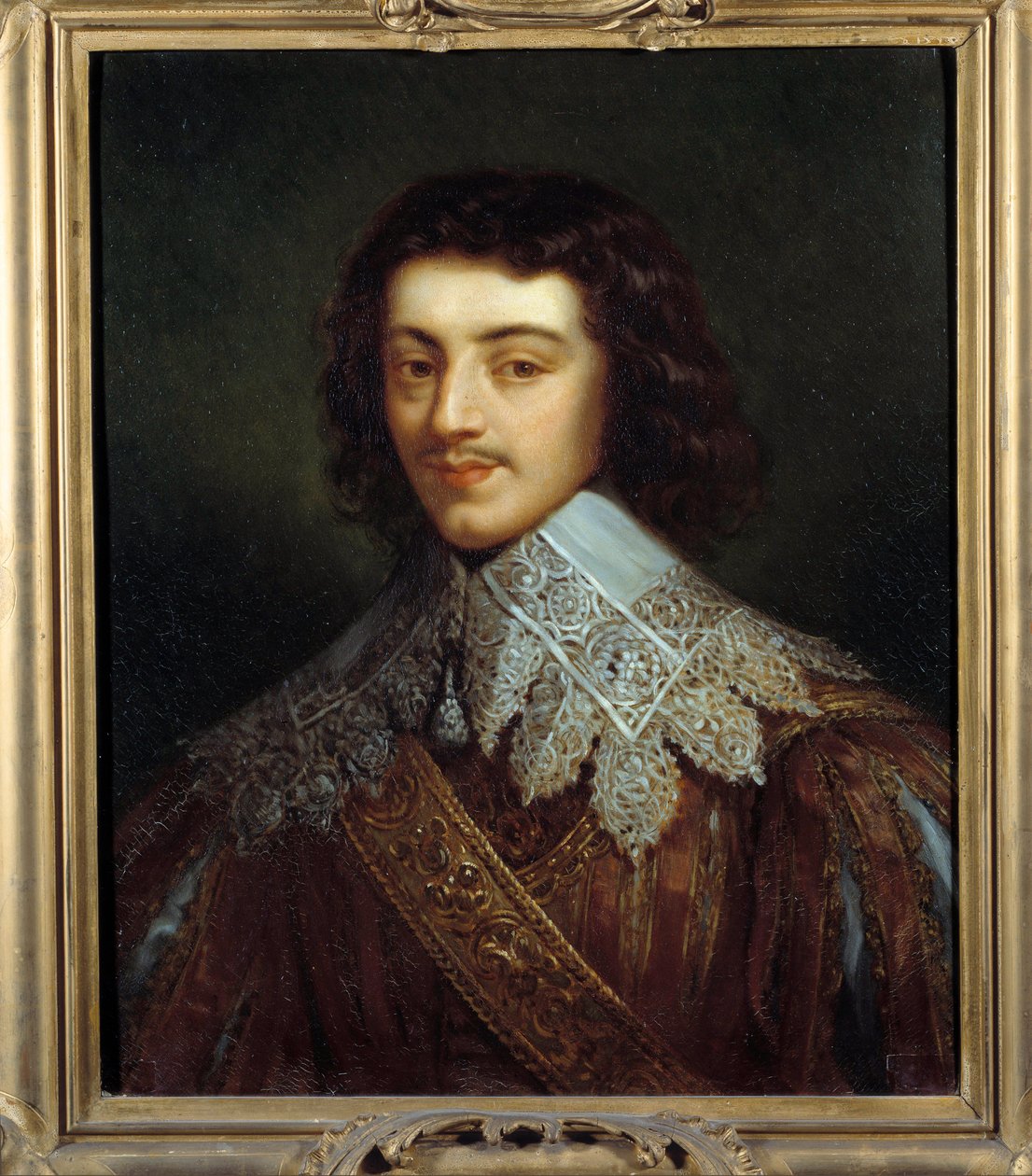 Retrato do Marquês de Cinq Mars (Henri Coiffier de Ruze de French School