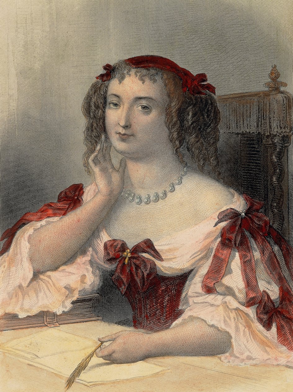 Retrato da Marquesa de Sevigne de French School