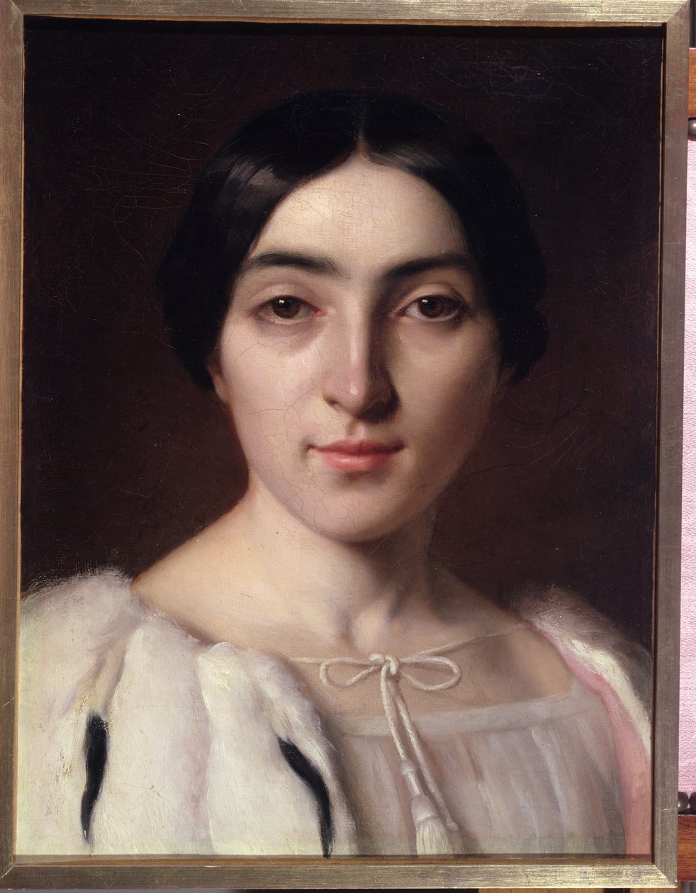 Retrato que presume ser Adele Hugo (1830-1915) de French School