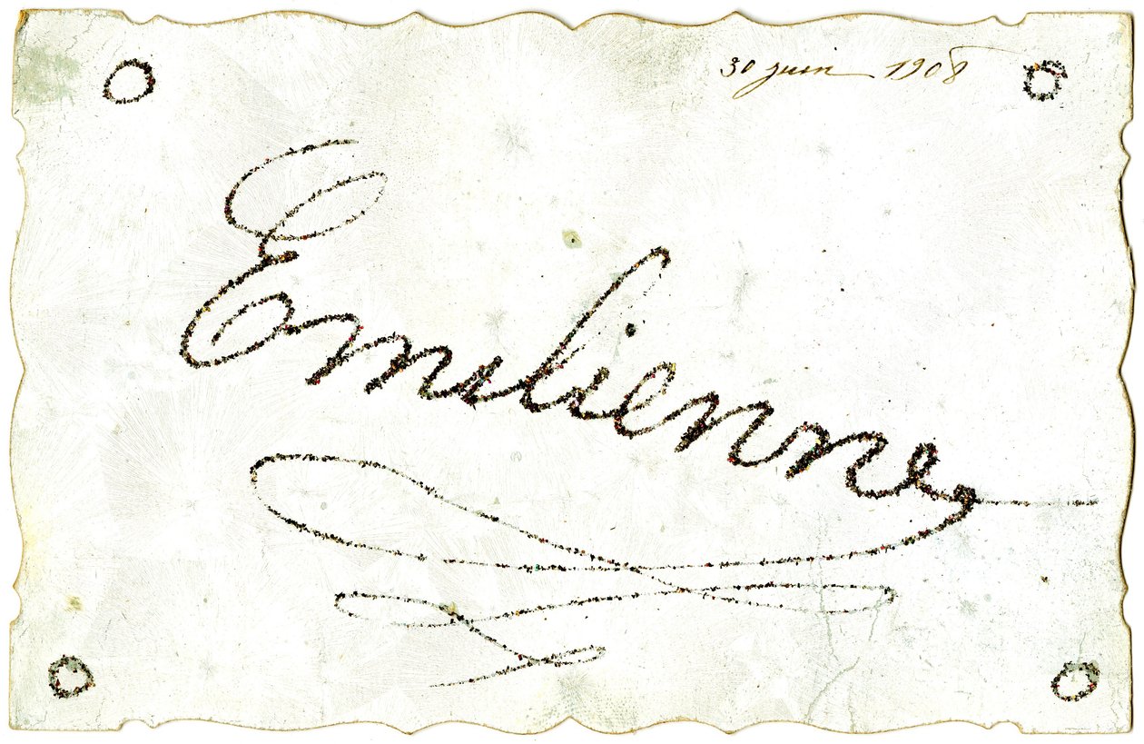 Cartão postal: Emilienne, datado de 30 de Junho de French School