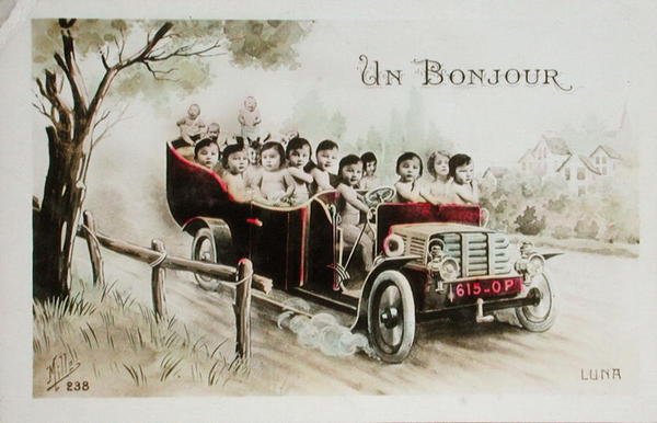 Cartão postal representando 