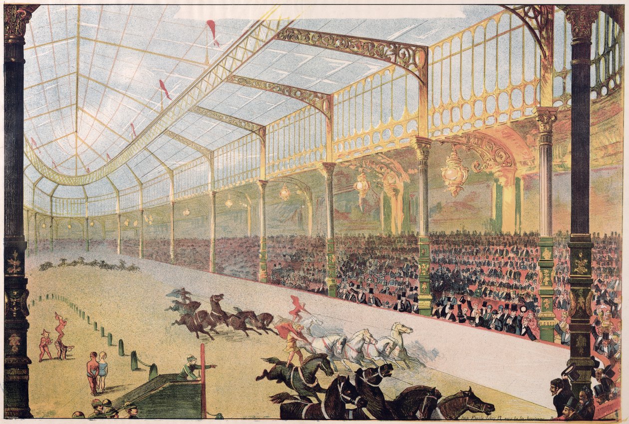 Poster do Hipódromo de l&39;Alma de French School