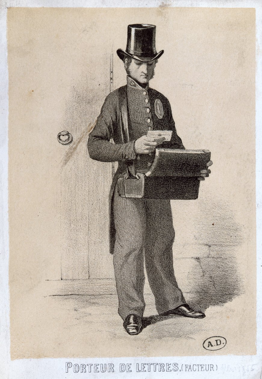 Carteiro, c.1865 de French School