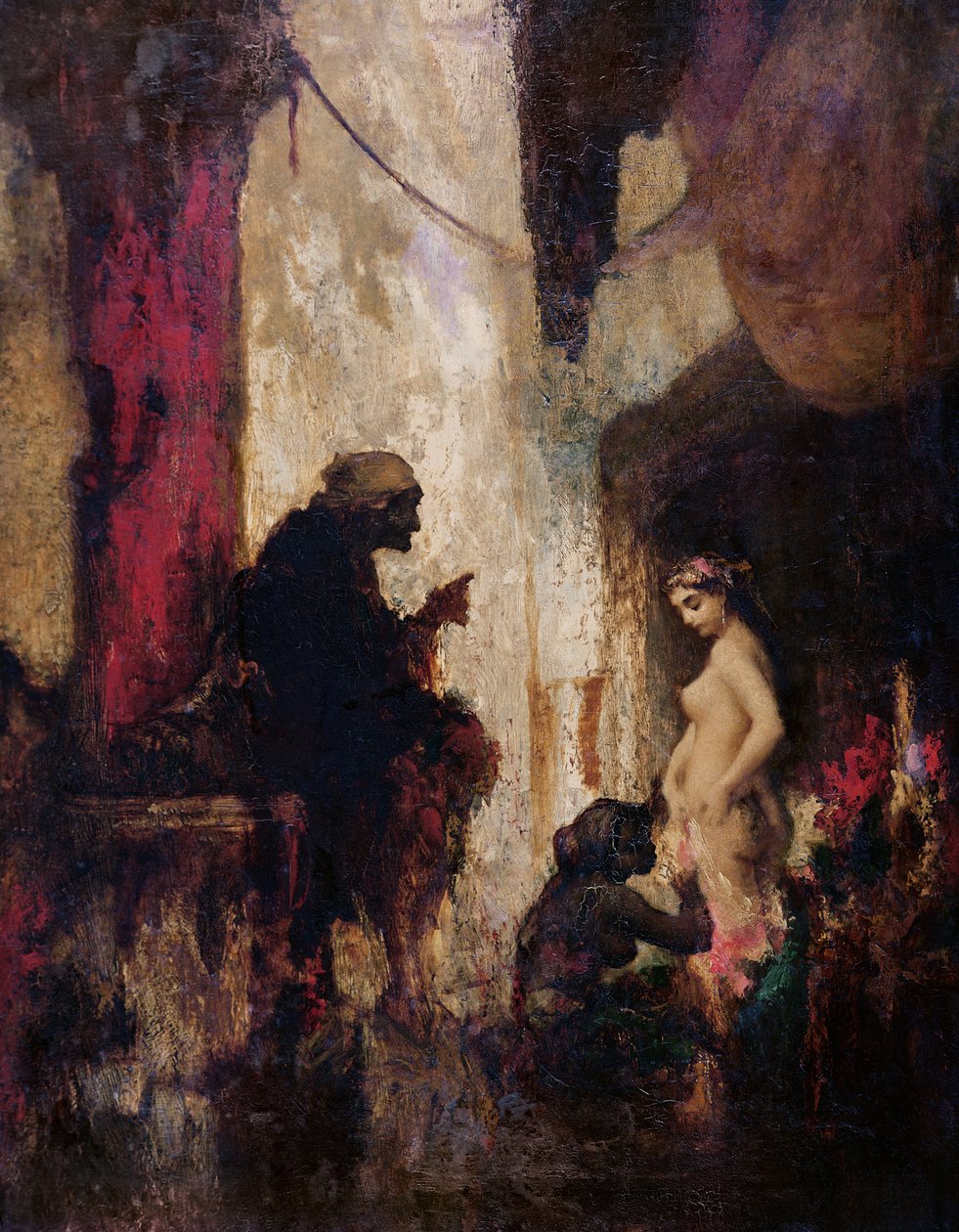 Preparativos para o Sábado das Bruxas, 1ª metade do século XIX de French School