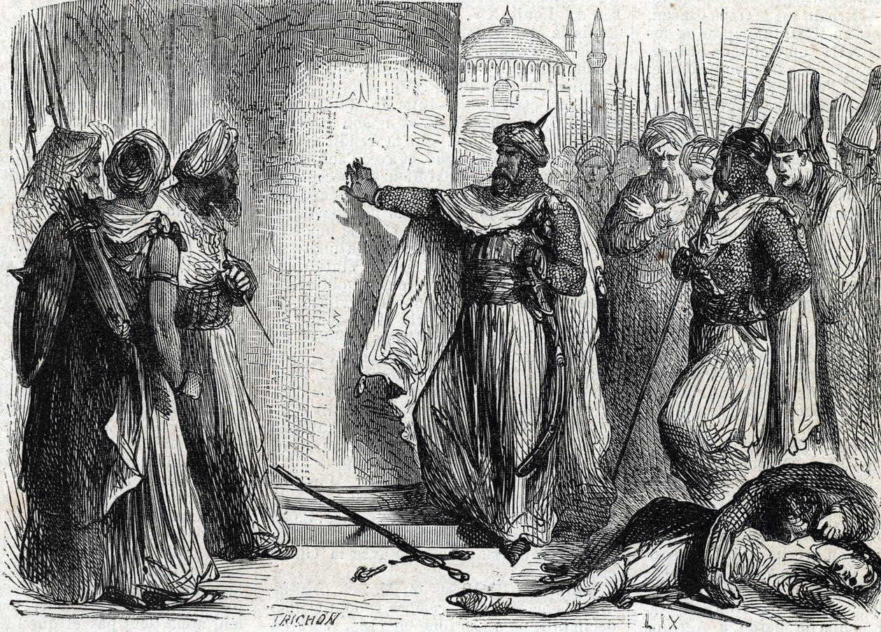 Prise de Constantinopla (gravura) de French School