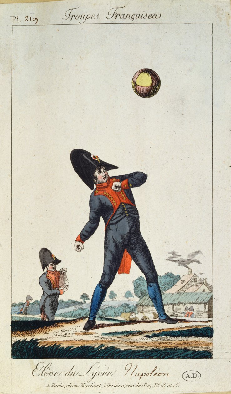 Aluno do Liceu Napoleão, de Troupes Francaises, c.1805 de French School