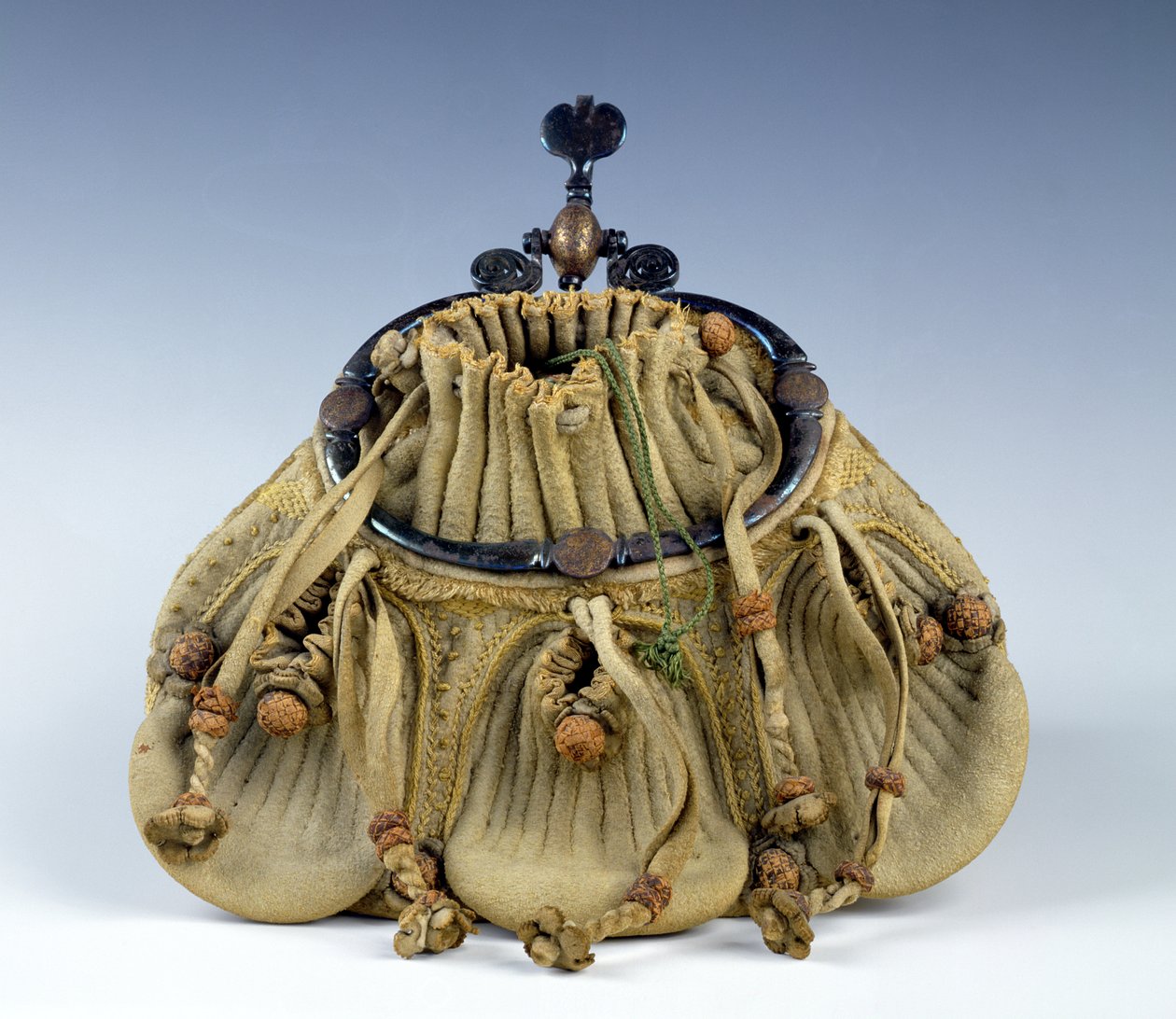 Bolsa, do século XVI, francês (couro) de French School