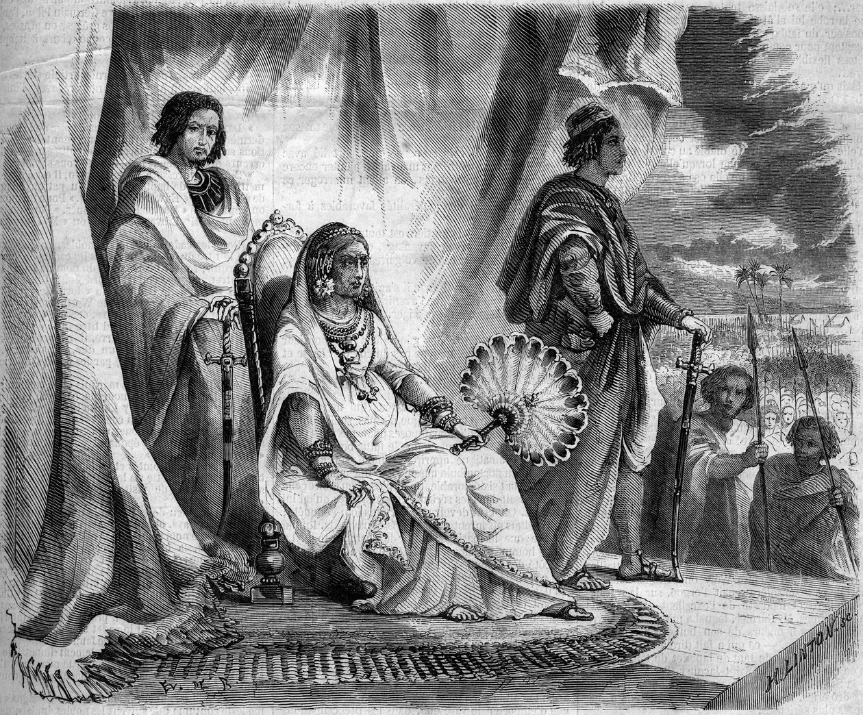 Rainha Ranavalo Manjaka I (Ranavalona de French School