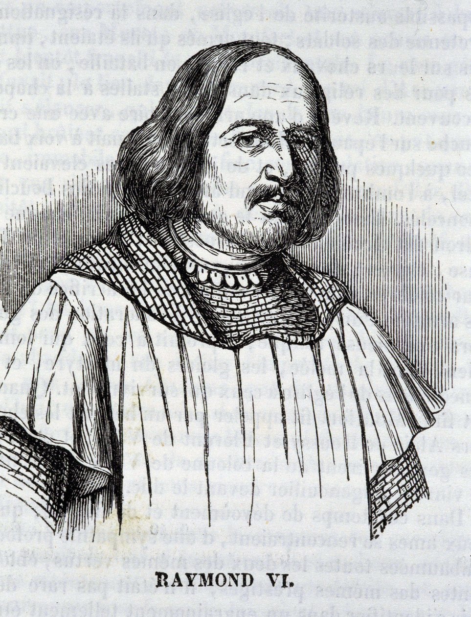 Raymond VI em "La Mosaique du midi", Toulouse de French School
