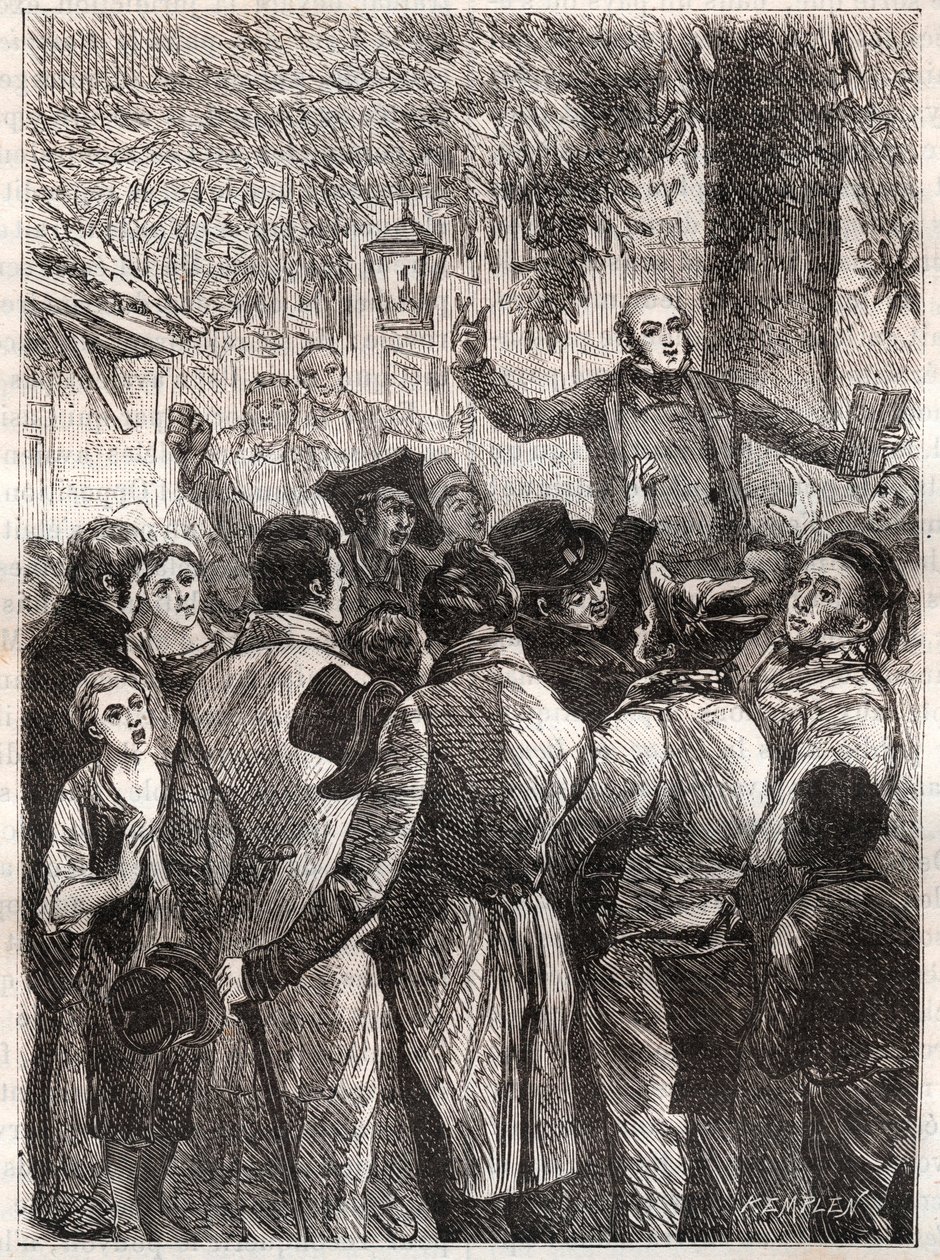 Leitura do panfleto de Louis Marie de Lahaye de Cormenin (1788-1868) em 1838 (Tres-humbles remonstrances by Timon about a compensation of a new kind that the civil list pretends to establish between four million that it owing to the Tresor and four mill de French School