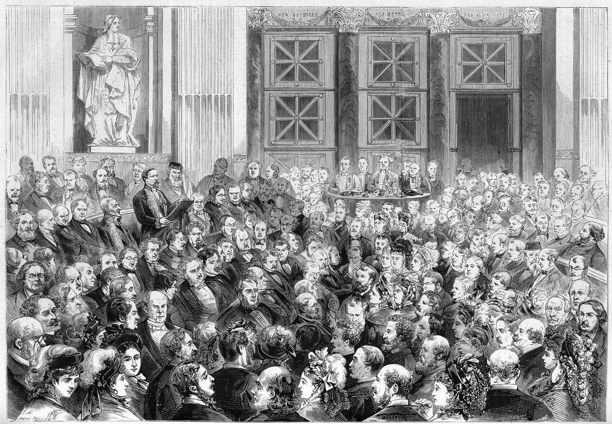Recepção na Academia Francaise de Henri d