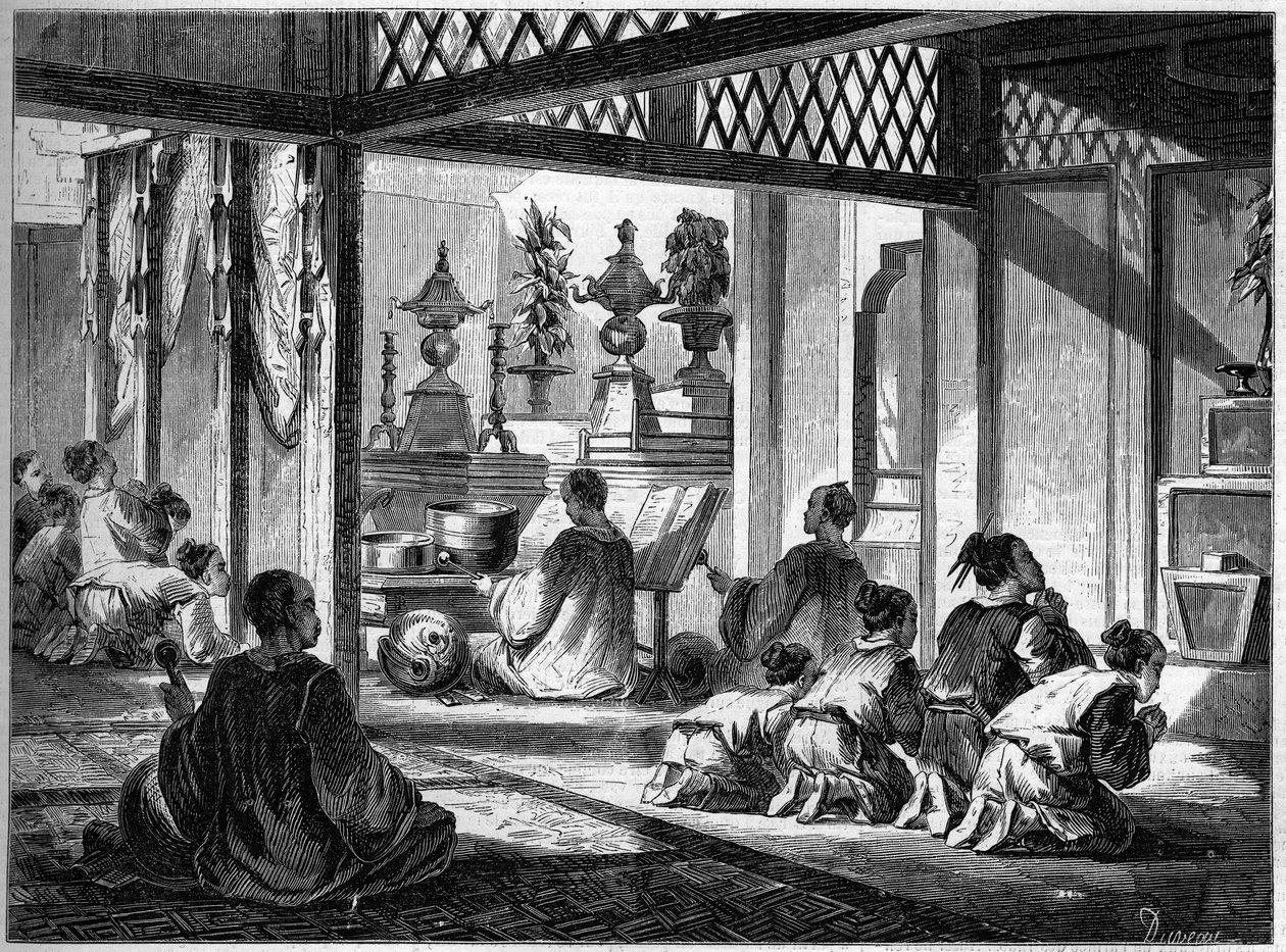 Templo Religioso, China de French School
