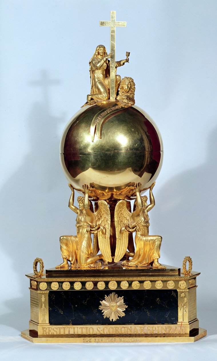Relicário da Coroa de Espinhos, 26 de outubro de 1804 (ouro) de French School
