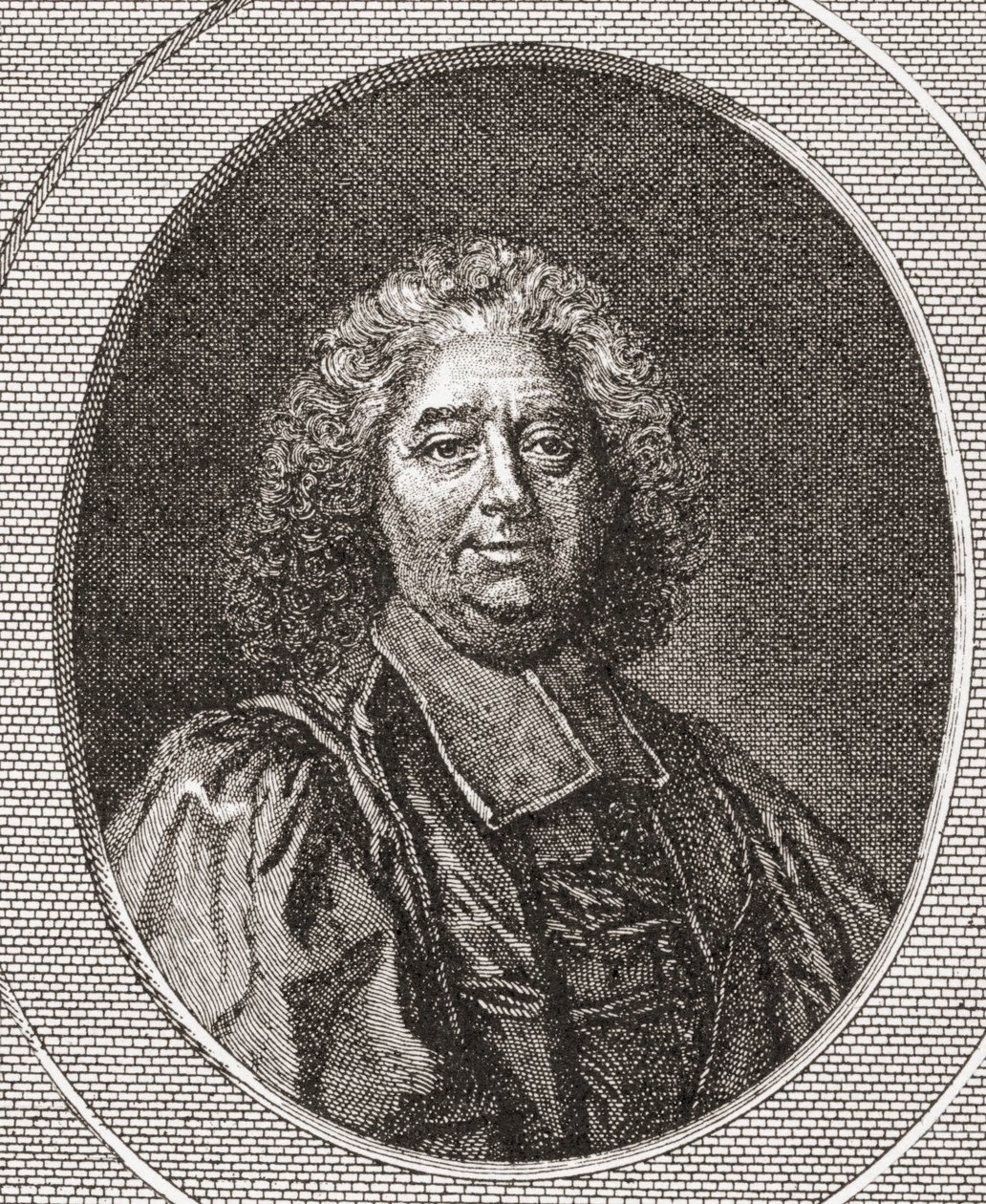 René Pucelle, 1655-1745. Magistrado francês e abade de São Leonardo Corbigny. Das horas livres publicadas 1908. de French School