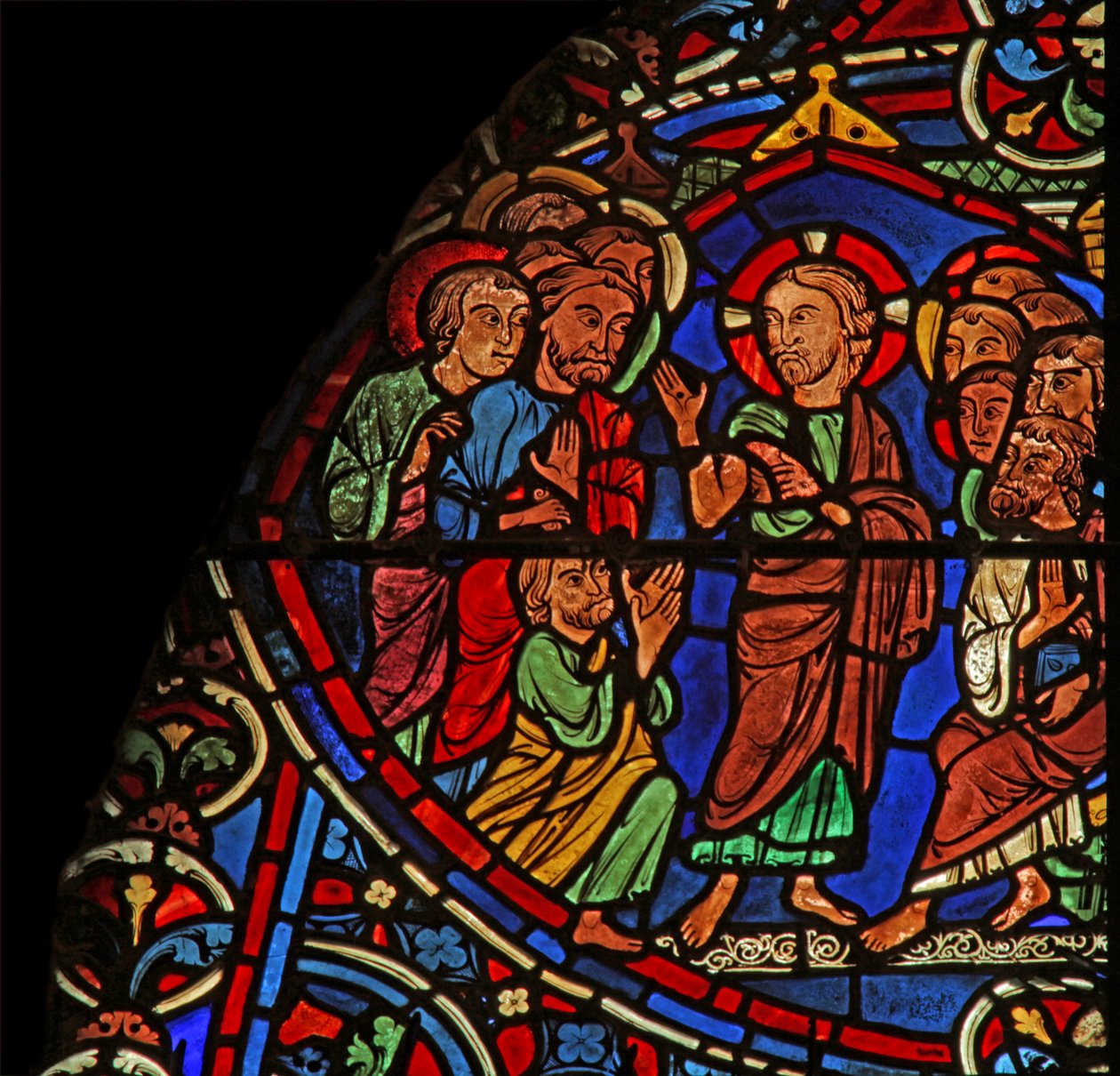 Ciclo da ressurreição - Cristo aparece aos seus discípulos (w0) de French School