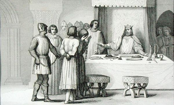 Robert II (970-1031) o Pio lança os conspiradores, do 