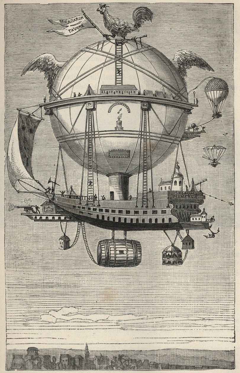 O balão Minerva de Robertson de French School