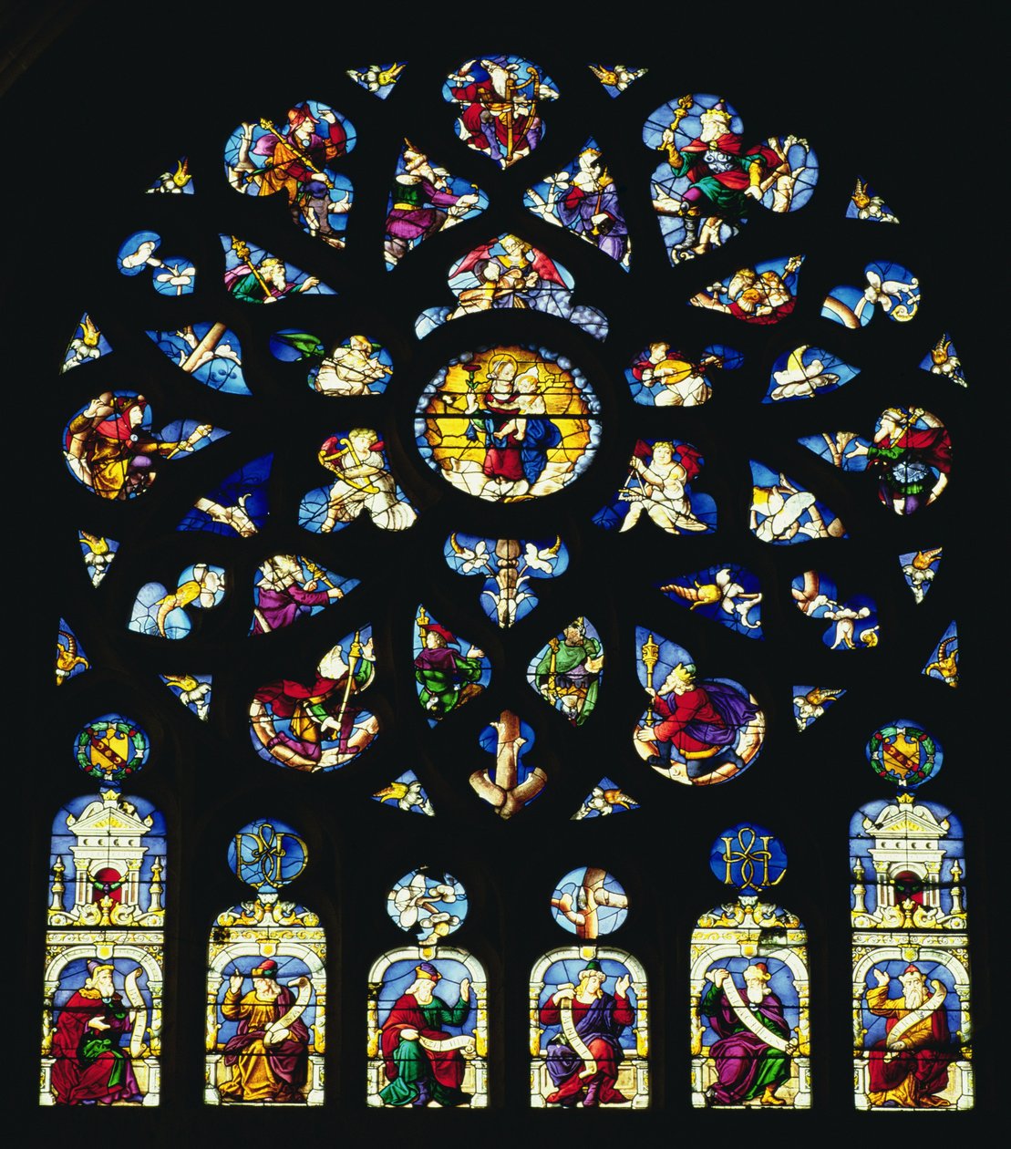 Rose window de French School
