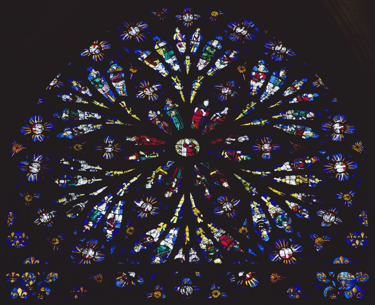 Rose window de French School