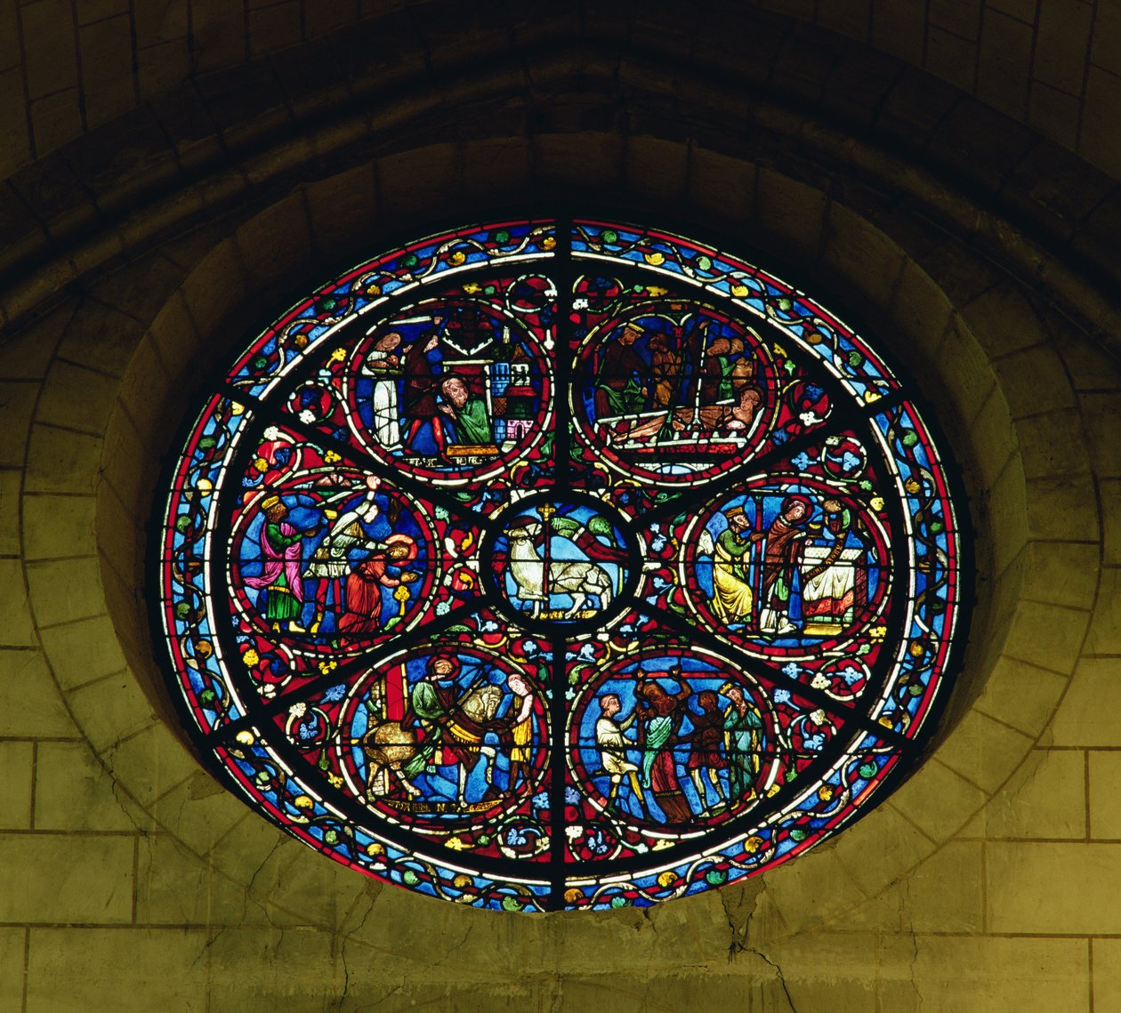 Rose window de French School