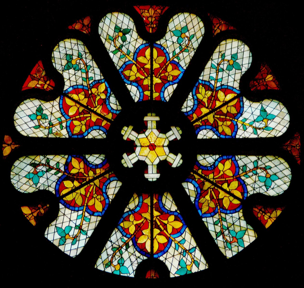 Rose window de French School