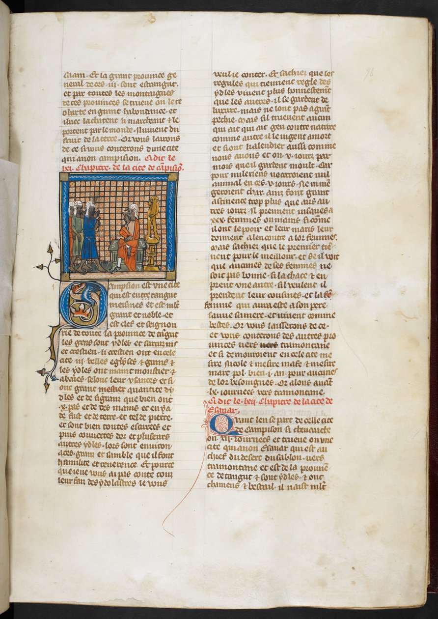 Royal MS 19 D I, f.76r, Roman d