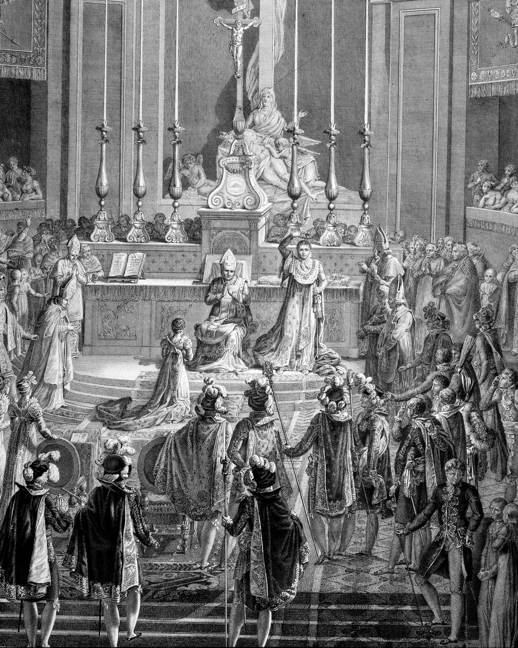 Sagrado de Napoleão 1o. de French School