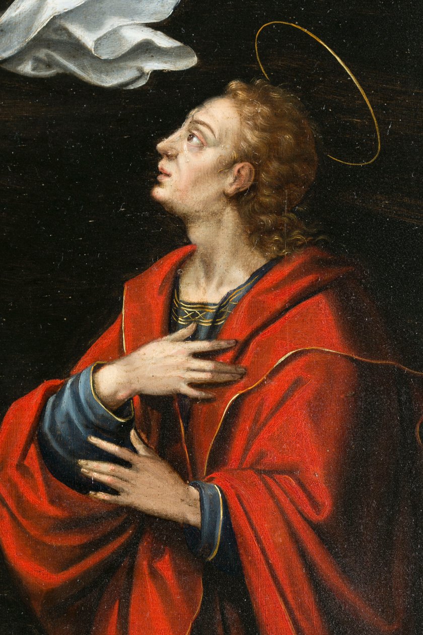 São João. Tríptico de Aubery de French School
