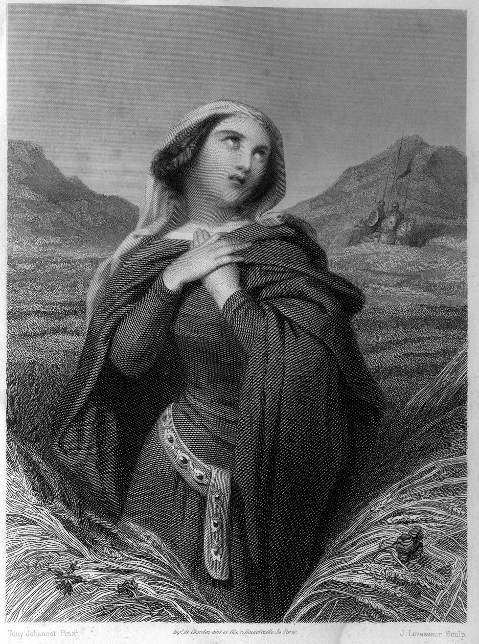 Santa Adelaide ou Adelaide de Borgonha (931-999) em "Les Saintes Femmes de French School
