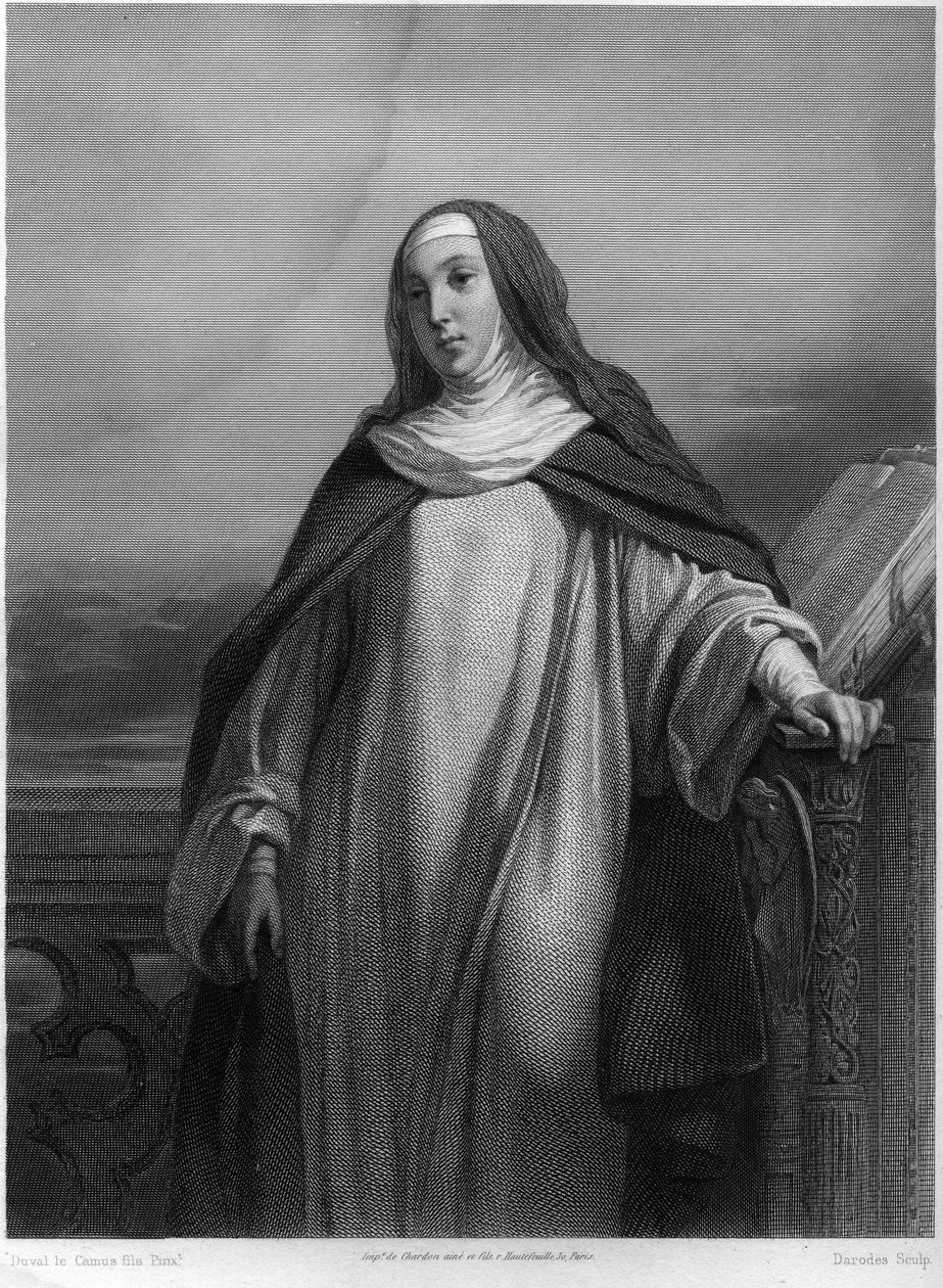 Santa Joana de Chantal (1572-1641), em "Les Saintes Femmes de French School