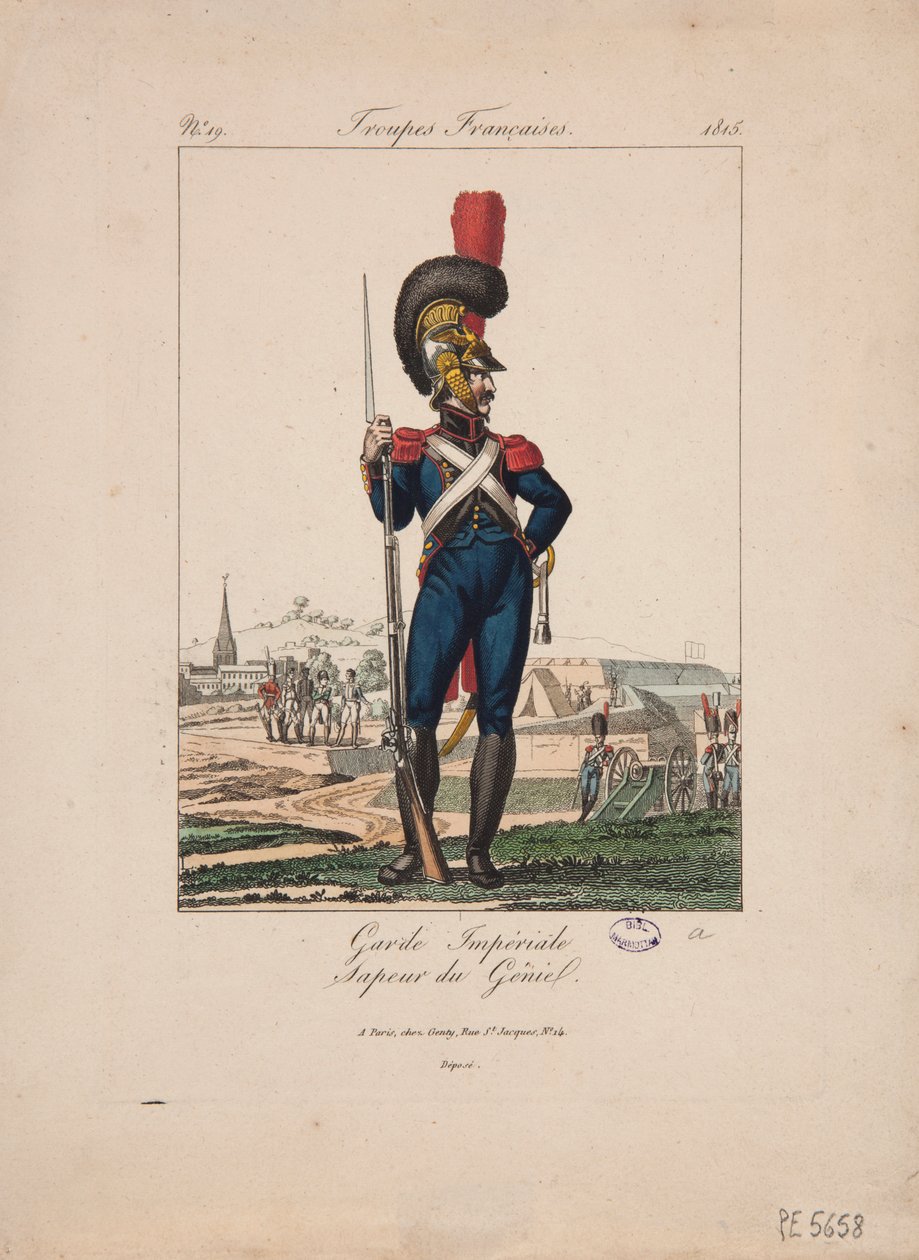 Sapper of the Imperial Guard, French Troops, no.19 de French School