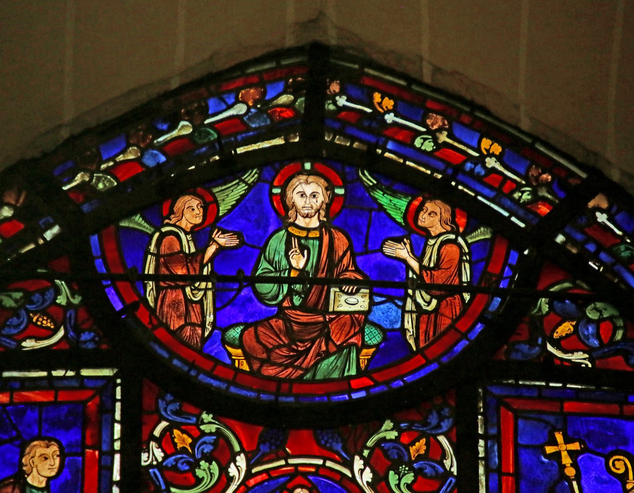 Cena da vida de St. Martin, Catedral de Chartres de French School