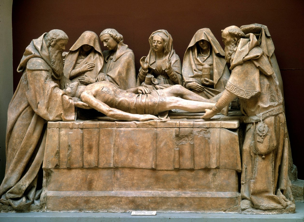 Escultura do Hotel Dieu de Thonnerre (Yonne) de French School