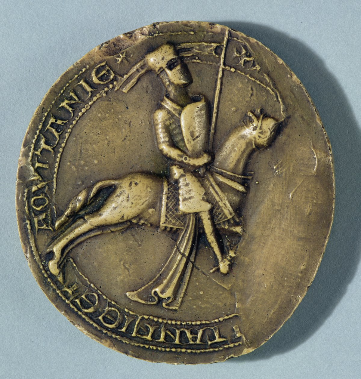 Selo de Arthur I (1187-1203) Duque da Bretanha de French School