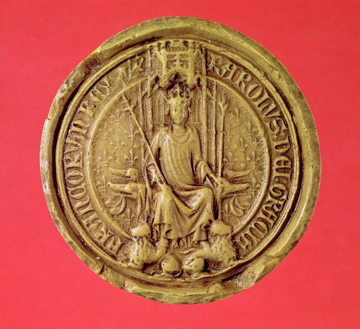 Selo de Carlos VII (1403-61) de French School