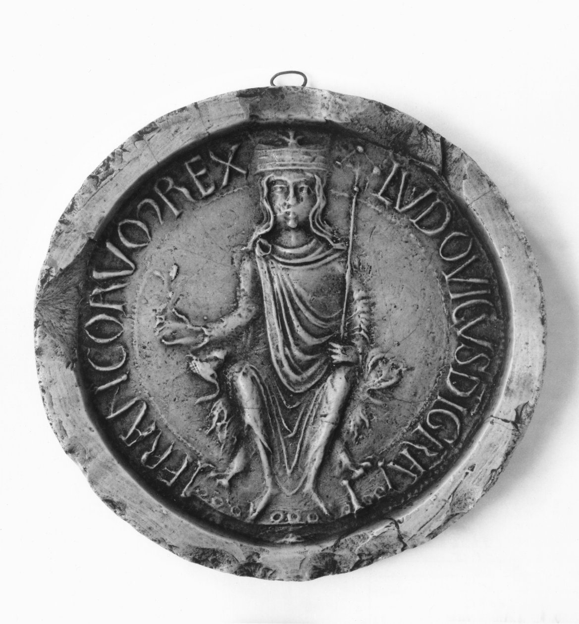 Selo de Luís VII (1120-80) 1175 de French School
