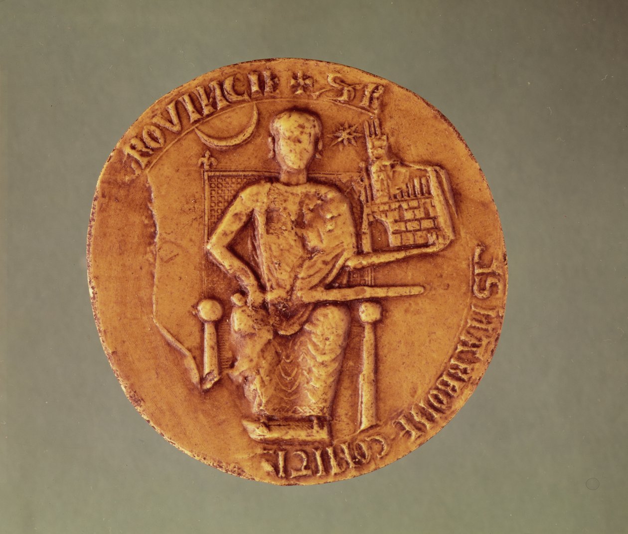 Selo de Raymond VI (1156-1222) Conde de Toulouse, 1204 de French School
