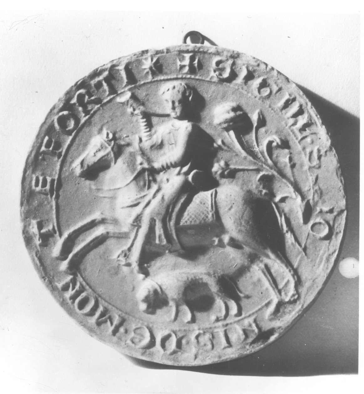 Selo de Simon de Montfort (c.1150-1218) (metal) de French School