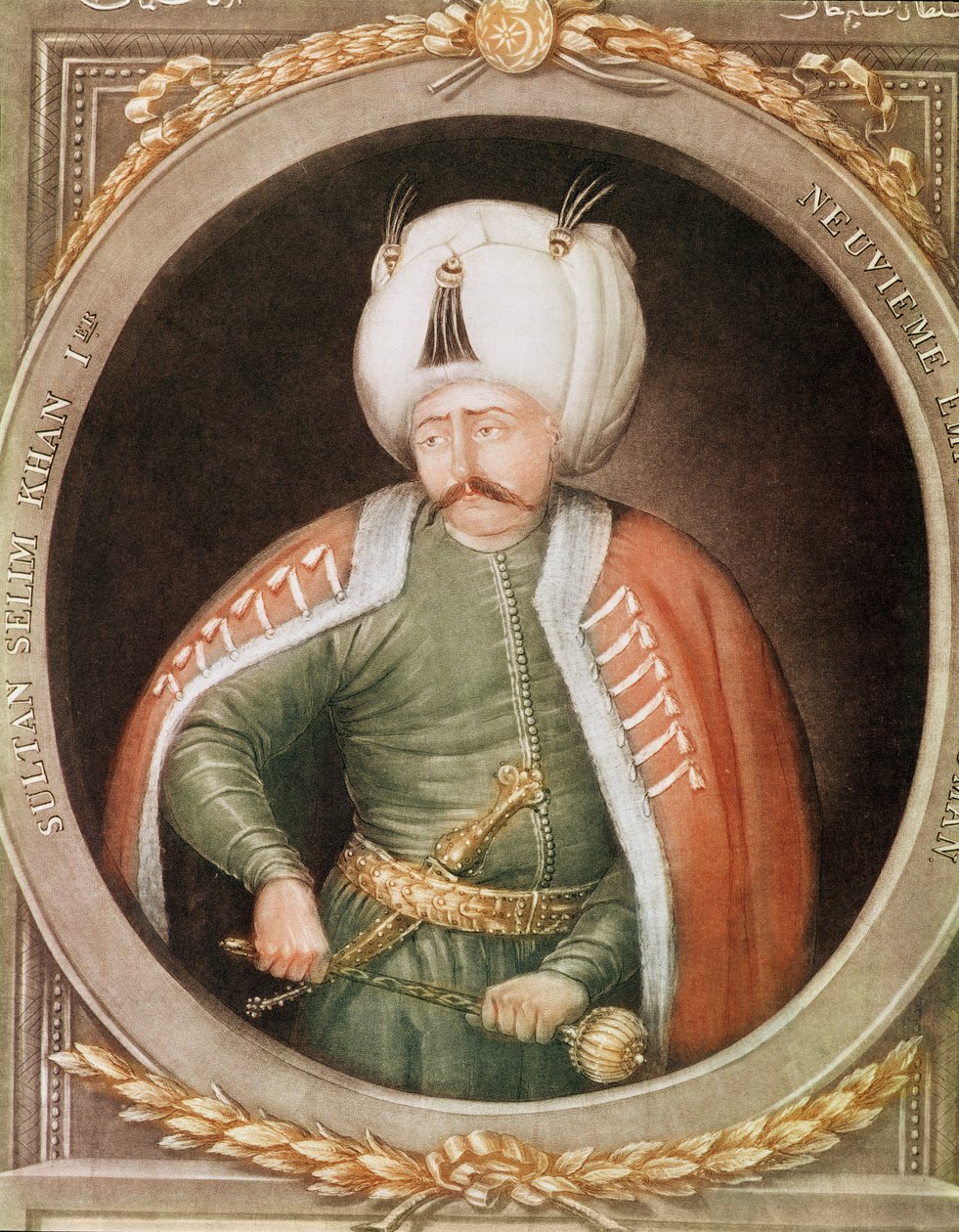 Selim I (1466-1520) chamou Yavuz o sombrio, sultão 1512-20 de French School