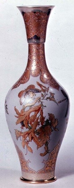 Vaso de Sevres, exibido em 1851 (porcelana) de French School