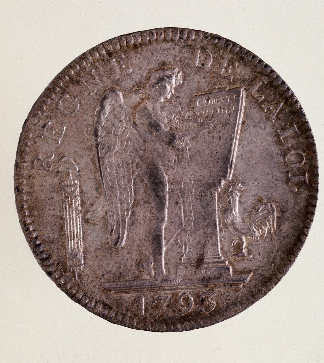 Silver french ecu (scude), french republic (1793-1804) de French School