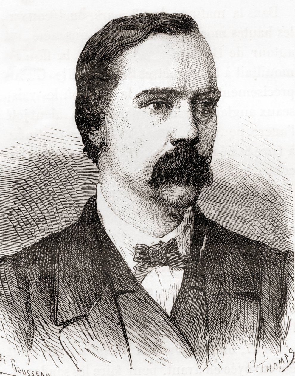 Sir Charles Tilston Bright, de Les Merveilles de la Science, publicado por volta de 1870 (gravura) de French School