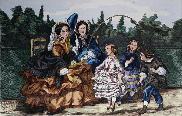 Corda de saltar (cor litho) de French School
