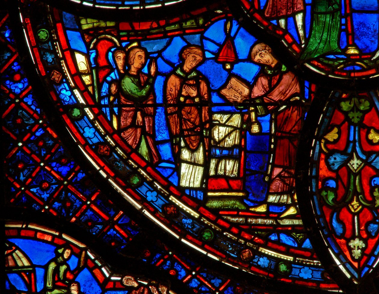 Santo Antônio: com a irmã entra na igreja (w30b) de French School