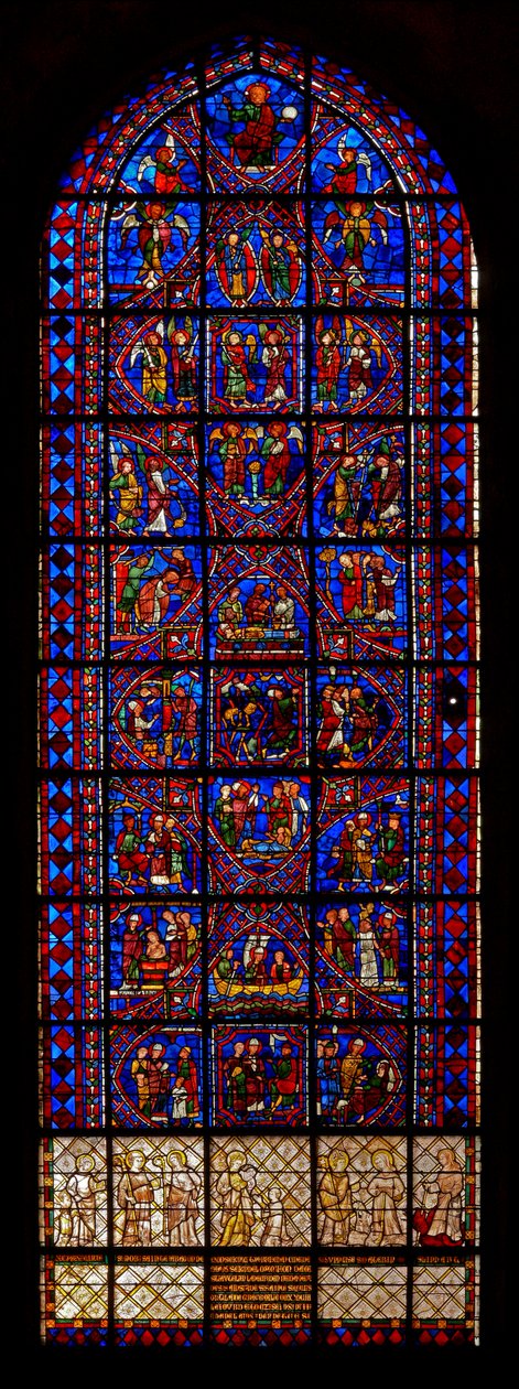 St. Apollinaire; A Hierarquia Angélica (w36) de French School